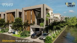 Ankura Homes IQON WEST  TRIPLEX 5 BHK VILLAS  Where Modernism Embraces Nature  Approaching Soon [upl. by Airtina13]