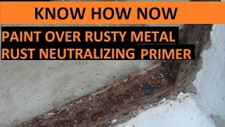 How to Paint Over Rusted Metal [upl. by Kcajyllib]