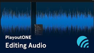 PlayoutONE Editing Audio [upl. by Hutchinson]