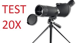 Bresser 2060x60 spotting scope at 20x [upl. by Anivad]