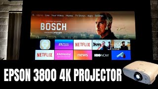 Hands on the Epson 3800 4K HDR 3LCD Projector Setup  Gaming  Review [upl. by Leaj]