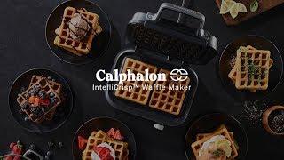 Calphalon IntelliCrisp™ Waffle Maker  Calphalon [upl. by Oisacin]