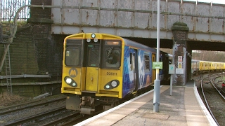 Half an Hour at 216  Birkenhead North Station 1022017  Class 507 508 terminus [upl. by Nomolos]