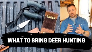 Hunting Checklist What Do I Need For Deer Hunting 11 Essentials [upl. by Aggy892]