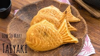 How to Make Taiyaki Recipe 鯛焼きの作り方（レシピ） [upl. by Henriha]