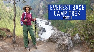 Everest Base Camp Trek  Part  1 from Kathmandu to Lukla to Phakding  Tanya Khanijow in Nepal [upl. by Adnarrim]