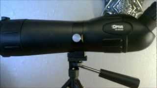 Optus spotting scope 2060x60 review [upl. by Elacim]