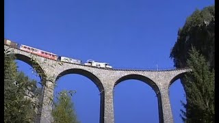 Swiss Railway Journeys  RhB Arosa Line [upl. by Laamak]