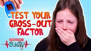 Test Your GrossOut Factor  Operation Ouch  Science for Kids [upl. by Anauqaj]