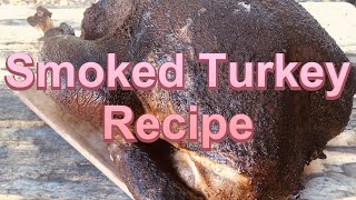 How to Smoke and Brine a Turkey on the Weber Smokey Mountain I Recipe I Thanksgiving Turkey [upl. by Desmond999]