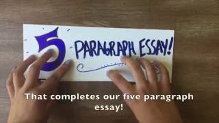 How to write a five paragraph essay [upl. by Renba899]