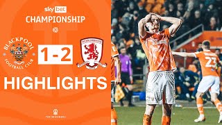 Highlights  Blackpool v Middlesbrough [upl. by Cresida]