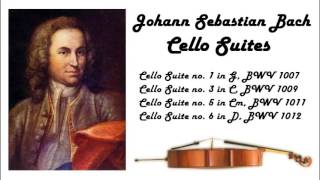 Johann Sebastian Bach  Cello suites in 432 Hz great for reading or studying [upl. by Elbert639]