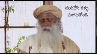 Meditation by sadguru in Telugu  Isha kriya 3 steps in meditation  dhyanam cheyadam ala [upl. by Arimahs318]