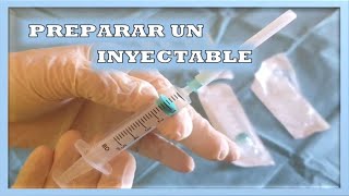 Aprende a PREPARAR un INYECTABLE [upl. by Glover]