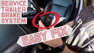 Silverado Service Trailer Brake System Fix [upl. by Deerdre]