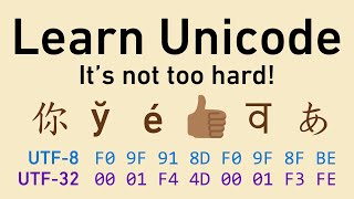 Unicode in friendly terms ASCII UTF8 code points character encodings and more [upl. by Padgett656]