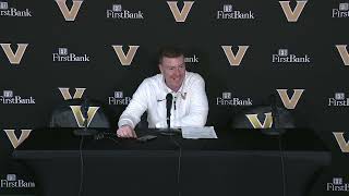 Vanderbilt Mens Basketball  Ole Miss Postgame Press Conference [upl. by Ariam]