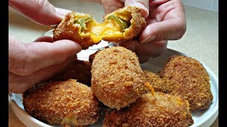 JALAPENO POPPERS  How to make Jalapeno Cheddar Poppers [upl. by Zink420]