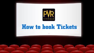 PVR cinemas Ticket Booking  How To Book Cinema Ticket Online  Online Movie Ticket booking [upl. by Julina]