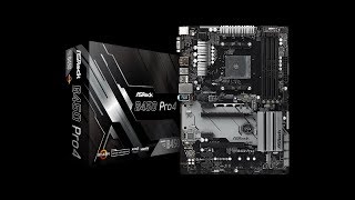 ASRock B450 Pro4 Motherboard Unboxing and Overview [upl. by Anileve]