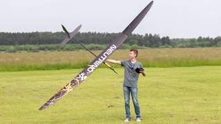 Neutrino F5J Glider Test Flight [upl. by Aytida]