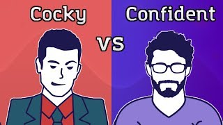 Confident vs Cocky Animated [upl. by Lyrehs796]