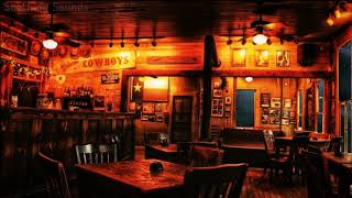 Cozy Western Bar Ambience Calming Western Guitar Country amp Rock Music Relaxing Rain amp sounds 🌧️ [upl. by Belford]