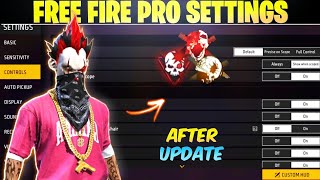 Free Fire Control Settings  Free Fire Pro Settings 2024  Player 07 [upl. by Coats]