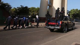 Gambian soldiers sentenced for plotting to overthrow president Barrow [upl. by Ahsiuqram352]