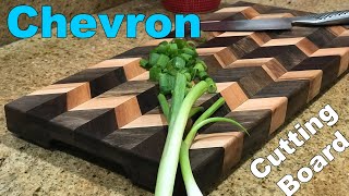 Chevron Cutting Board Tutorial [upl. by Sheley646]