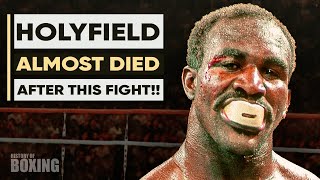 The Fight That NEARLY KILLED Evander Holyfield [upl. by Idona]