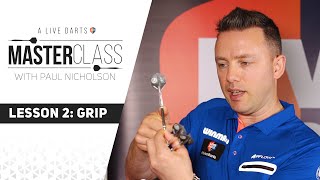 A Live Darts Masterclass  Lesson 2  How to grip your darts [upl. by Wehtam]