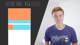 Custom Table View Cells XIB Files  Swift 3 in Xcode 8 [upl. by Akina]