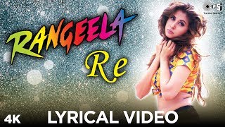 Rangeela Re Lyrical Rangeela  A R Rahman  Asha Bhosle  Aamir Khan Urmila Jackie [upl. by Nonnaer]