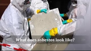 What does asbestos look like [upl. by Rimhsak]