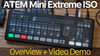 Blackmagic ATEM Mini Extreme ISO Overview and Live Demo [upl. by Aetnahc194]